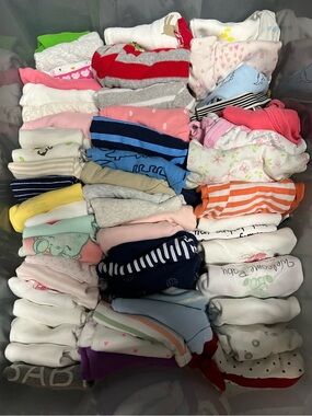 Assorted Baby Onesies Bundle - Newborn and 0-3 months